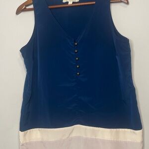 Olive & Oak Blue Sleeveless Top Women’s Small